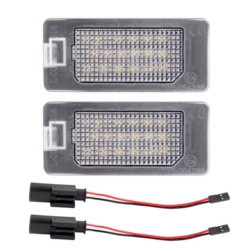 LED Number Licence plate lights for For Fiat 500X 2018-