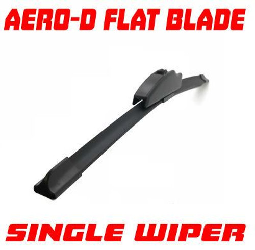 Aero Flat Wiper Blade Windscreen Spare Part Replacement U Hook Type Universal[24" 600mm]