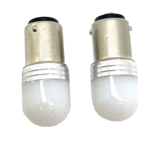 LiteSync BA15D 1142 LED Bulb 10â€“30V Cold White Frosted Marine RV Boat Lamp