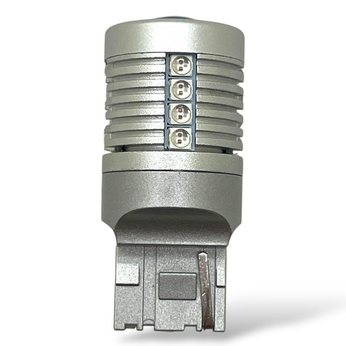 582 W21W 7440 red canbus LED bulbs 3030 rear fog tail brake