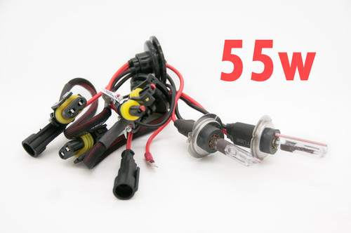 Pair H7R 55W Xenon HID Bulbs Replacement Headlight Lamps for HID Conversion Kit