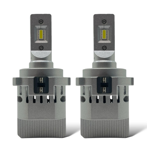 Pair H7 499 LED Headlight bulbs with bulb holder for VW Golf MK6 09-112