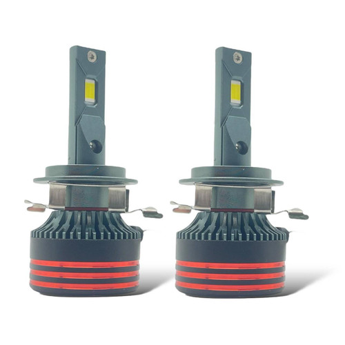 LiteSync LED Headlight Bulbs Kit H7 low beam & metal bulb holders 13000lm canbus