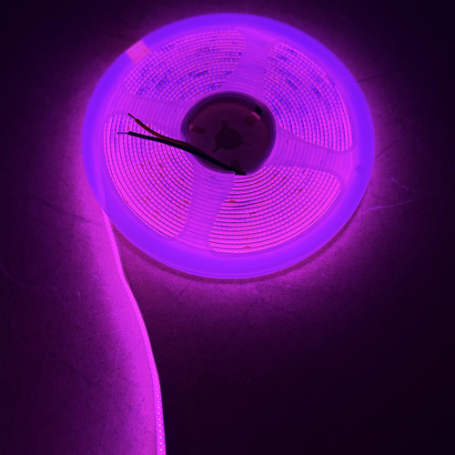 12V 5M COB LED Strip Light Purple | 480 LEDs/M Ambient Lamp 12v Car