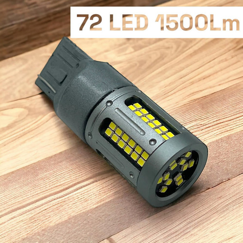 1 x High Power Reverse Light Bulb Replacement 72 LED CANBUS 582 W21W 7443 T20