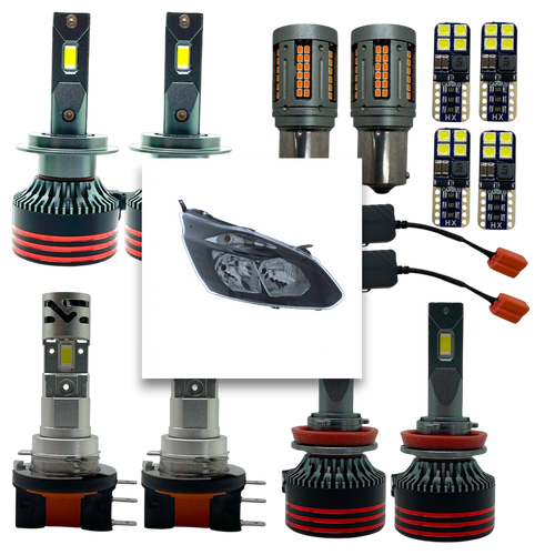 Front end LED upgrade for Ford Transit Custom 2012-2016 PFL canbus error free