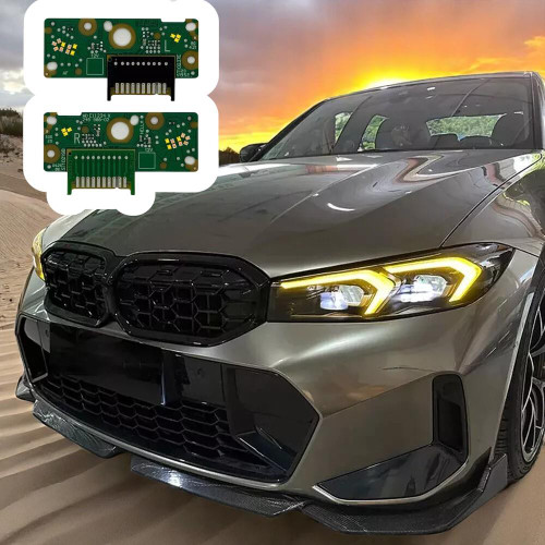 5A57073 Adaptive LED Yellow PCB DRL Pair For BMW 3 Series G20 G21 Lci 2023-24