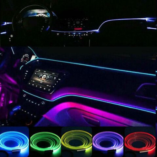 12 V Interior Ambient Lighting Neon EL Wire Rope Fibreoptic
