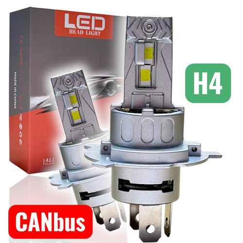 LiteSync M29 H4 LED Headlight Bulbs 10000LM 6000K Hi/Lo CanBus 60W Pair