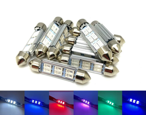 LED Festoon Bulb 264 C5W 44mm 6-SMD 3030 | Roof Boot Light 12V–30V