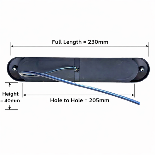 x2 LED Marker Lights Amber Halo Strobe 12V 24V Truck Van Lorry Recovery