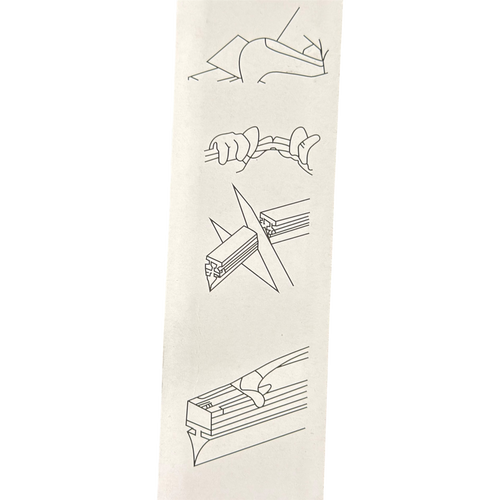 24" Front Wiper Blade Rubber Refills Pair For Land Rover Discovery 2 98-04