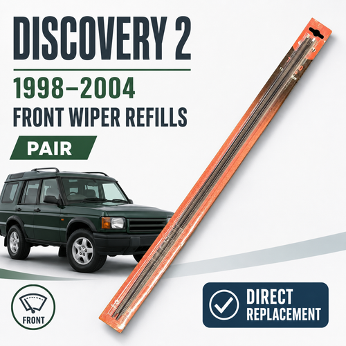 24" Front Wiper Blade Rubber Refills Pair For Land Rover Discovery 2 98-04