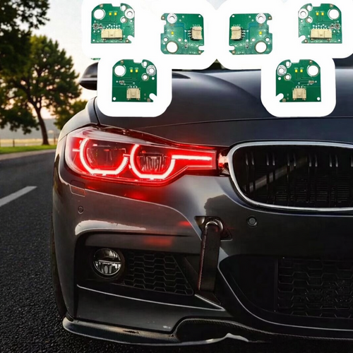 Red LED DRL PCB Set For BMW F30 F31 LCI 2014-17 63117419615 No Error