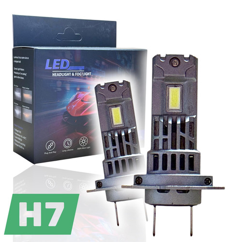 LiteSync V7S H7 H18 LED Headlight Bulbs 12000LM 6000K CanBus 100W 12V Pair