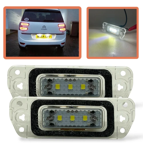 LED Number Plate Lights for Mercedes ML GL R Class W164 X164 W251 – Canbus Error Free 6000K