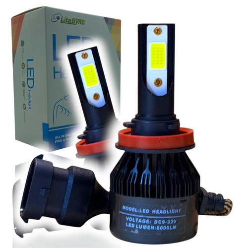H11 H8 H9 LED foglight Bulbs 8000LM 72W 6000K White Canbus Plug & Play