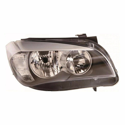 For BMW X1 E84 2009-9/2012 Headlight Headlamp Black Inner Drivers Side O/S
