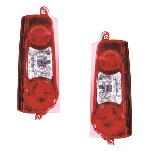 For Citroen Berlingo Van 2008-4/2012 2 Door Rear Tail Lights Lamps Pair OS NS