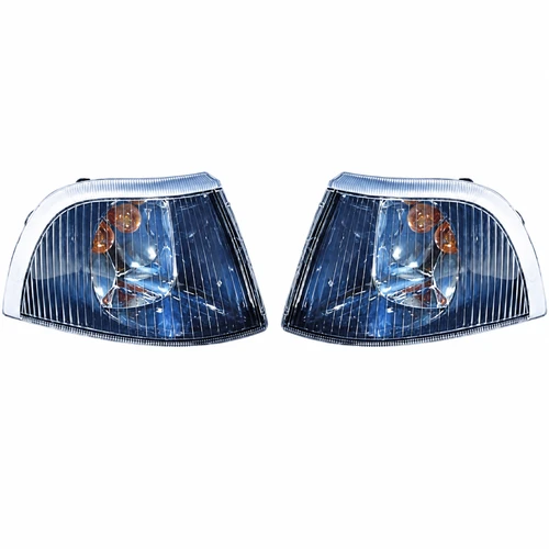 For Volvo S40 V40 1996-2000 Crystal Black Front Indicators Pair Left & Right Set
