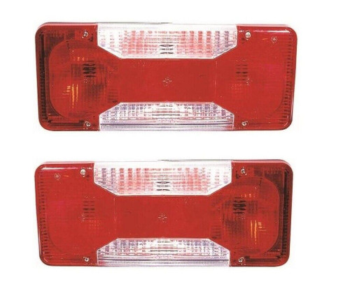 For Fiat Doblo Mk2 Chassis Cab Van 2010-On Rear Tail Lights Lamps Pair OS NS