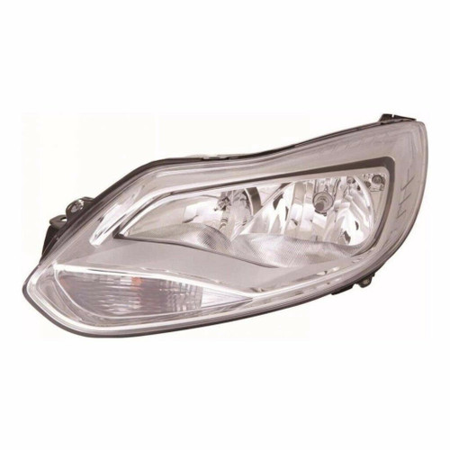 For Ford Focus Mk3 2011+ Edge &amp; Studio Headlight Headlamp Chrome Left NS Side