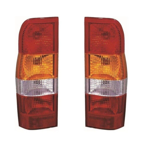 For Ford Transit Mk6 Van 2000-2006 Rear Lights Lamps Amber Inds Pair OS NS