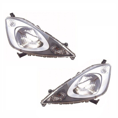 For Honda Jazz Mk2 10/2008-4/2011 Headlights Headlamps 1 Pair O/S And N/S