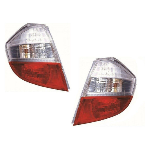 For Honda Jazz Mk3 MPV 10/2008-4/2011 Led Rear Tail Lights Lamps Pair OS NS
