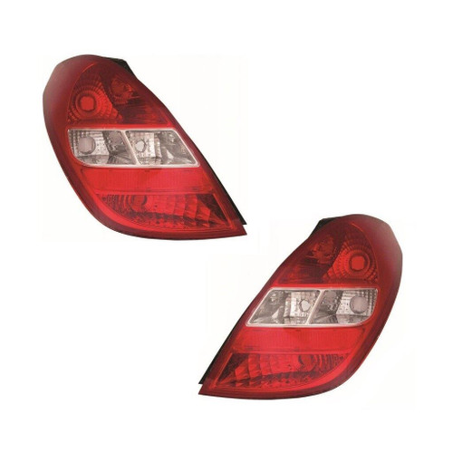 For Hyundai i20 Mk1 Hatchback 2009-7/2012 Rear Tail Lights Lamps Pair OS NS