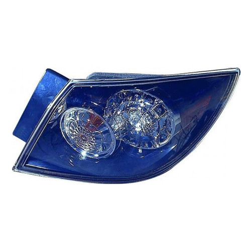 For Mazda 3 Hatchback 2004-2006 Led Outer Rear Light Lamp Black &amp; Clear Right