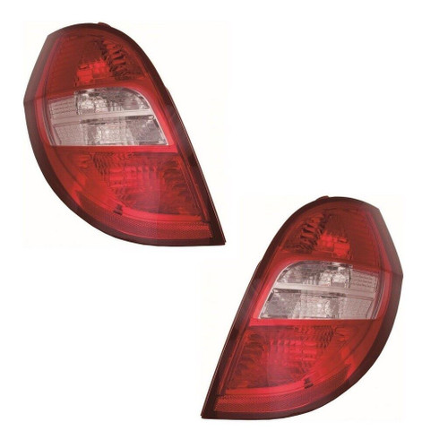 For Mercedes A Class C169 Hatchback 6/2008-2012 Rear Tail Lights Clear Pair