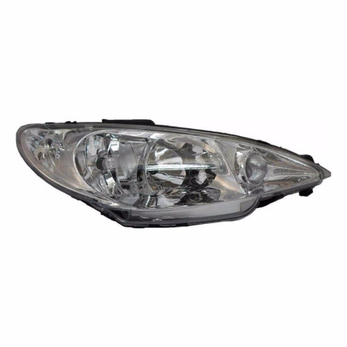 For Peugeot 206 &amp; 206Cc 98-09 Headlight High Line Twin Right Uk Drivers Side