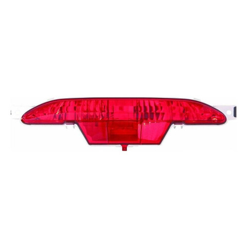 For Peugeot 208 Hatchback 2012-On Red Central Bumper Back Rear Fog Light Lamp