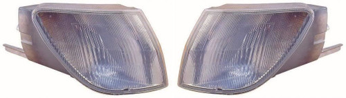 For Peugeot 306 Hatchback 1993-1997 Clear Front Indicator Lights Pair OS NS