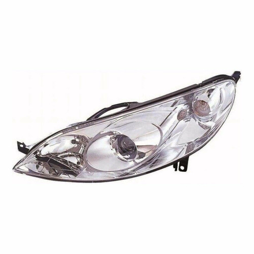 For Peugeot 407 4Dr And Estate 04-11 Headlight W/Mtr Left Uk Passenger Side