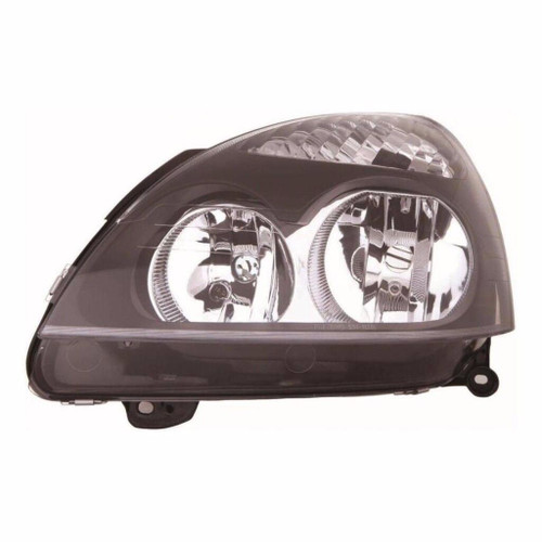 For Renault Clio Mk.2 01-05 Headlight Black Surround Left Uk Passenger Side