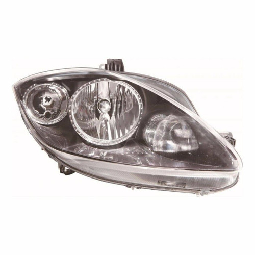 For Seat Altea Including Xl &amp; Freetrack 4/2009 Headlight Lamp Black Drivers O/S