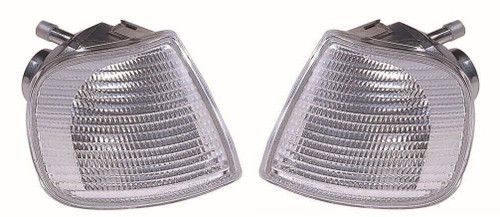For Seat Cordoba Mk1 9/1996-10/1999 Clear Front Indicator Lights Pair OS NS