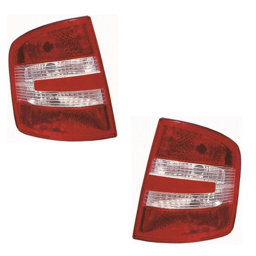 For Skoda Fabia Mk1 Estate 2004-2007 Rear Tail Lights Lamps Non Led Pair OS NS
