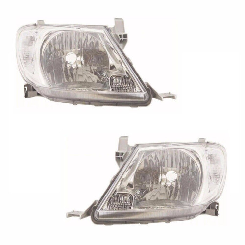 For Toyota Hi-Lux 12/2009-2011 Headlights Headlamps 1 Pair O/S &amp; N/S