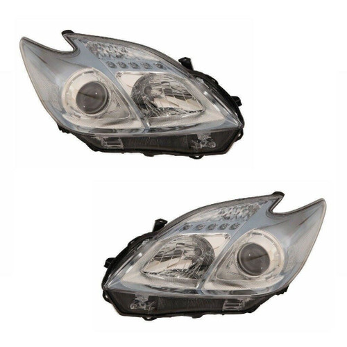 For Toyota Prius 6/2009 Headlights Headlamps Lighting 1 Pair O/S &amp; N/S