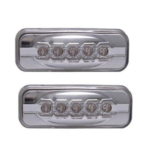 For Vauxhall Omega B 94-03 Chrome Crystal Clear Side Repeaters Blinkers