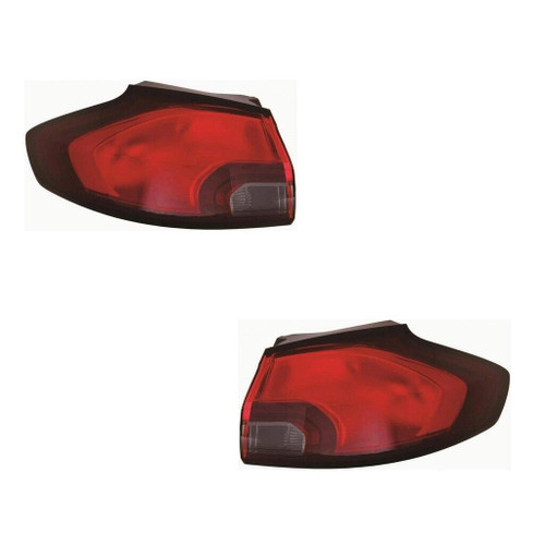 For Vauxhall Zafira Tourer 11/2011-On Outer Rear Tail Lights Lamps Pair OS NS