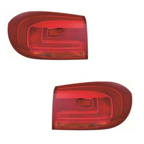 For VW Tiguan 7/2011-On Outer Wing Rear Tail Lights Lamps 1 Pair O/S &amp; N/S