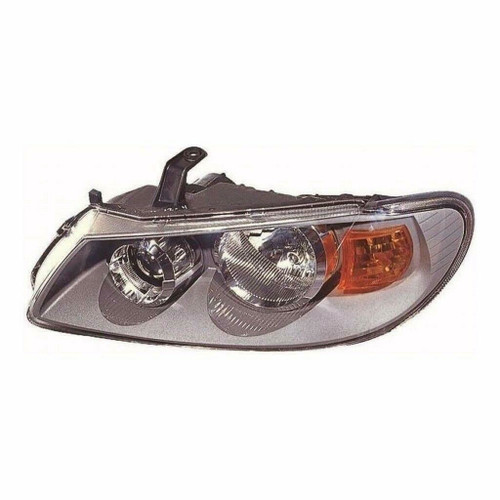 Headlight Headlamp Grey Passenger Side N/S Uk For Nissan Almera 2/2003-2006
