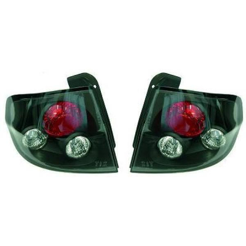 Back Rear Tail Lights Pair Set Clear Black for Hyundai Getz 2002-2005