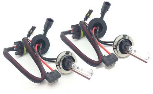 PAIR 55W H15 XENON HID GAS DISCHARGE BULBS HIGH BEAM ONLY - 5000K