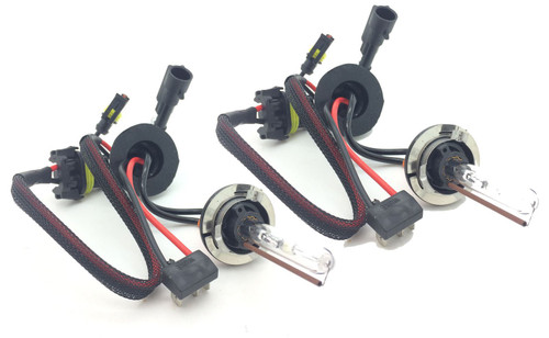 PAIR 55W H15 XENON HID GAS DISCHARGE BULBS HIGH BEAM ONLY - 10000K