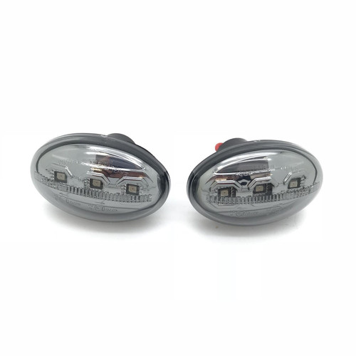 Pair LED Side Repeaters Indicator Replacement Smoke For Ford Transit 8/94-7/06